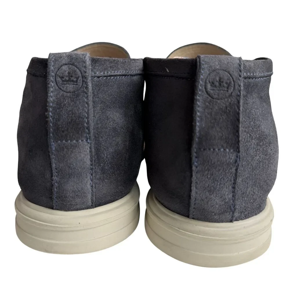 PETER MILLAR  Excursionist Slip-On Chukka Suede Leather Boot Blue Men's Size 11M